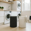 Kit Econômico (2x) Cesto de Roupa Suja Dobrável Organizador Multiuso em Linho