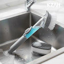 Escova de Limpeza 2 em 1 com Dispenser de Detergente