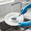 Escova de Limpeza 2 em 1 com Dispenser de Detergente