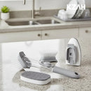 Escova de Limpeza 2 em 1 com Dispenser de Detergente