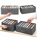 Organizador de Calças Dobrável para Guarda-Roupa com Divisórias