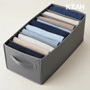 Organizador de Calças Dobrável para Guarda-Roupa com Divisórias