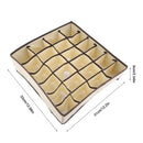 Organizador de Gavetas com 24 Divisórias para Closet e Quarto