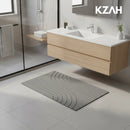 Tapete de Banheiro Diatomita Ultra Absorvente com Secagem Instantânea